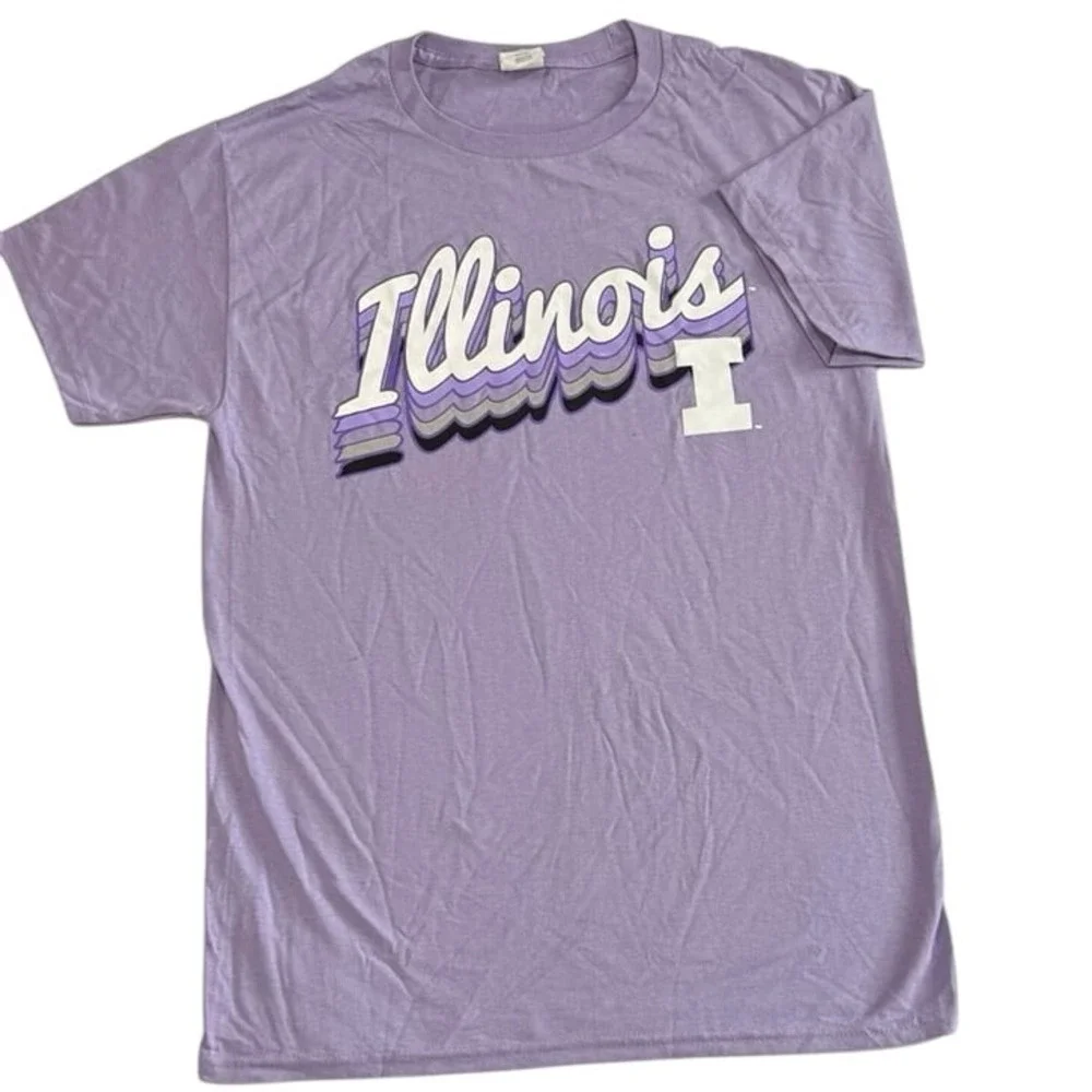 Illinois Illini Purple T-Shirt Size‎ Small NWOT